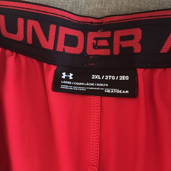 Under Armor Red Shorts - Picture 2 of 3